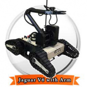 Jaguar V6 with Manipulator Arm Mobile Robotic Platform